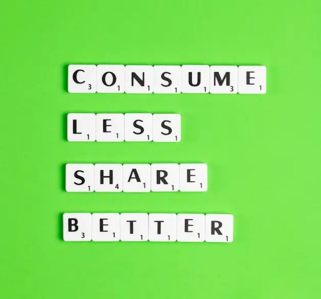 la sharing economy o economia della condivisione è un modo per ridurre l'impatto ambientale.